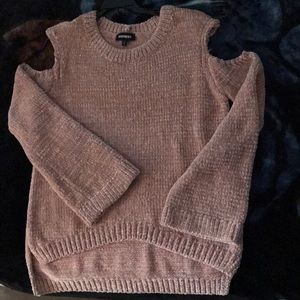 Express cold shoulder sweater